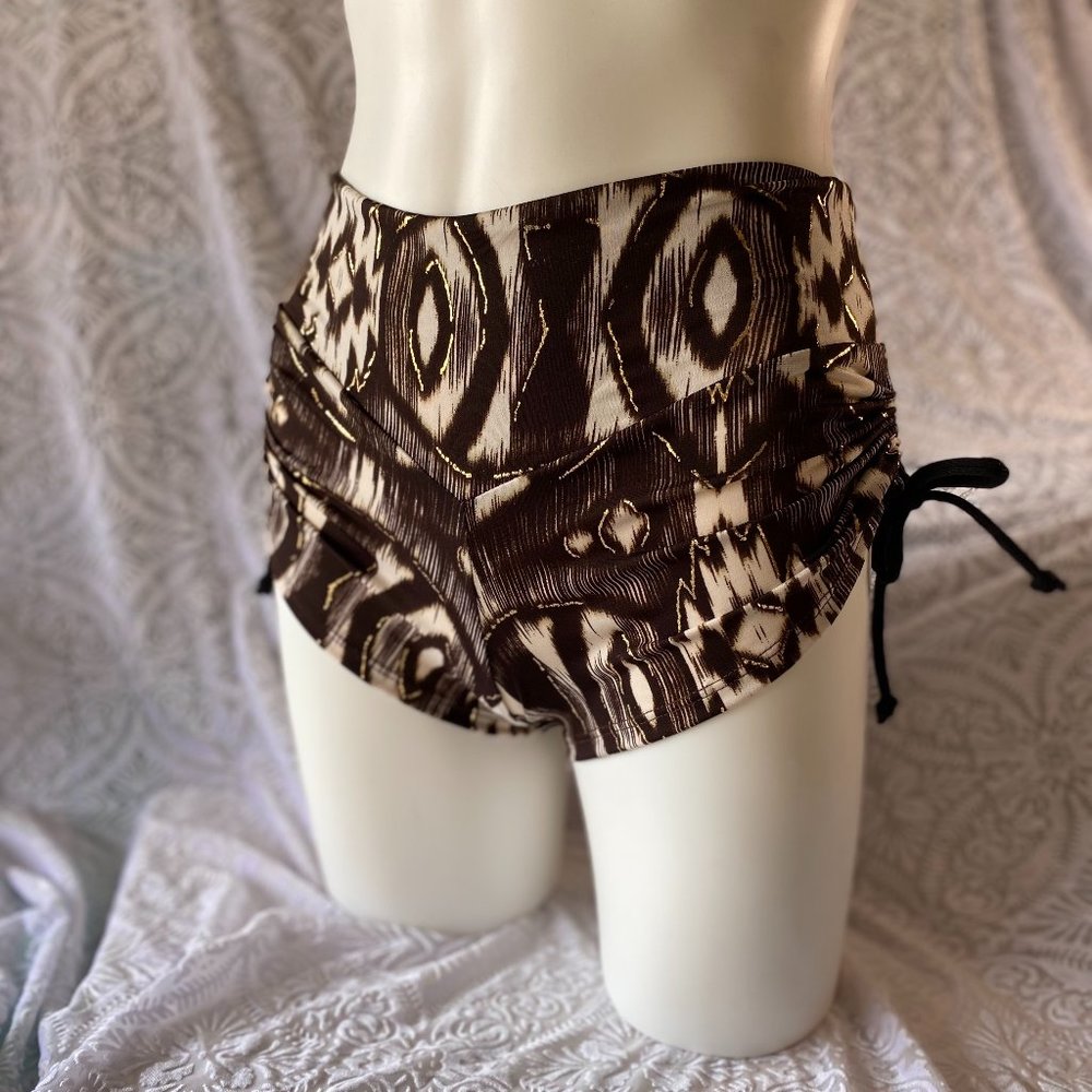 Tribal Print Cinch Shorts - Warrior Within Designs